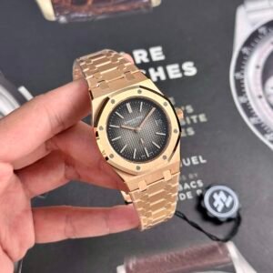 Audemars Piguet Royal Oak Jumbo Extra-thin 16202OR Smoked Grey Dial Best Replica 39mm