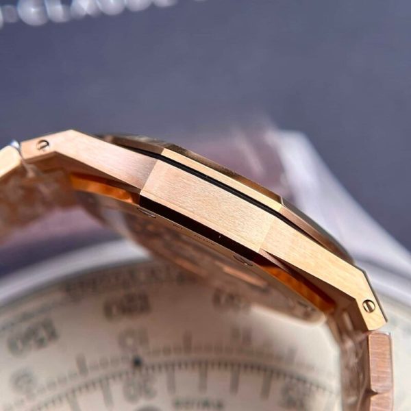 Audemars Piguet Royal Oak Jumbo Extra-thin 16202OR Smoked Grey Dial Best Replica 39mm
