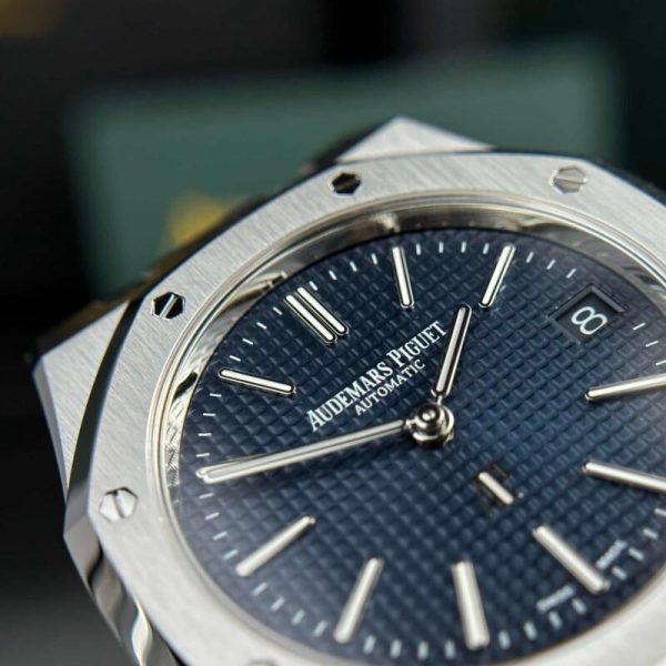 Audemars Piguet Royal Oak Jumbo Extra Thin 16202ST Blue Dial Best Replica 39mm