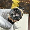 Audemars Piguet Royal Oak Offshore Chronograph 26420RO Rose Gold Black Dial Leather Strap Best Replica 43mm