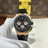Audemars Piguet Royal Oak Offshore Chronograph 26420RO Rose Gold Black Dial Leather Strap Best Replica 43mm