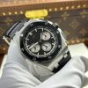 Audemars Piguet Royal Oak Offshore Chronograph 26420SO Black Dial Leather Strap Best Replica 43mm