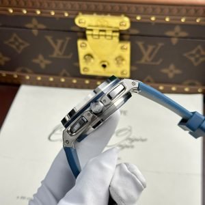Audemars Piguet Royal Oak Offshore Chronograph 26420TI Titanium Blue Dial Best Replica 43mm