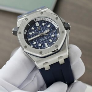 Audemars Piguet Royal Oak Offshore Diver 15720ST Blue Dial Rubber Replica IPF 42mm