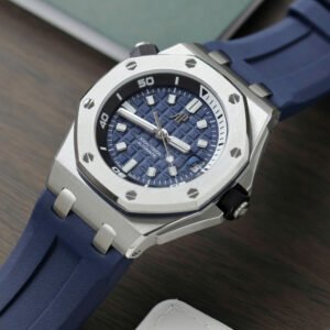 Audemars Piguet Royal Oak Offshore Diver 15720ST Blue Dial Rubber Replica IPF 42mm