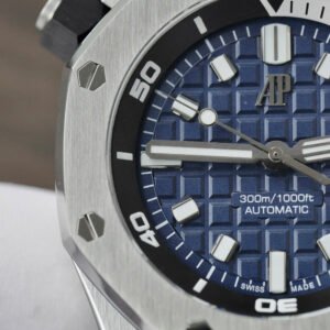 Audemars Piguet Royal Oak Offshore Diver 15720ST Blue Dial Rubber Replica IPF 42mm