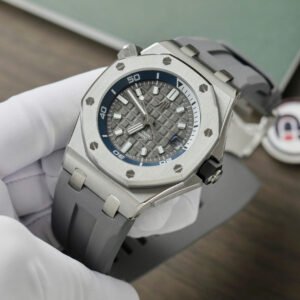 Audemars Piguet Royal Oak Offshore Diver 15720ST Grey Dial Rubber Replica IPF 42mm