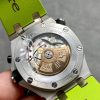 Audemars Piguet Royal Oak Offshore Diver Chronograph 26703ST Green Dial Rubber Best Replica JHF 42mm