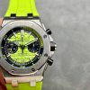 Audemars Piguet Royal Oak Offshore Diver Chronograph 26703ST Green Dial Rubber Best Replica JHF 42mm