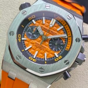 Audemars Piguet Royal Oak Offshore Diver Chronograph 26703ST Orange Dial Orange Rubber Best Replica JHF 42mm