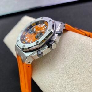 Audemars Piguet Royal Oak Offshore Diver Chronograph 26703ST Orange Dial Orange Rubber Best Replica JHF 42mm
