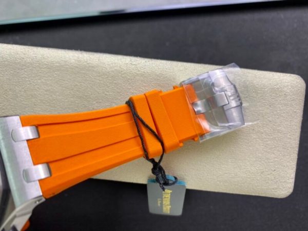 Audemars Piguet Royal Oak Offshore Diver Chronograph 26703ST Orange Dial Orange Rubber Best Replica JHF 42mm