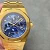 Audemars Piguet Royal Oak Perpetual Calendar 26574BA Yellow Gold Blue Dial Best Replica 41mm