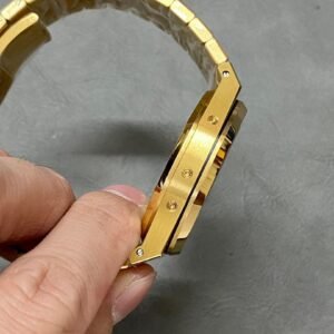 Audemars Piguet Royal Oak Perpetual Calendar 26574BA Yellow Gold Blue Dial Best Replica 41mm