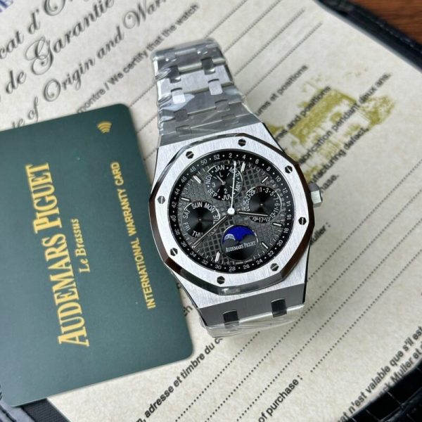 Audemars Piguet Royal Oak Perpetual Calendar 26574ST Black Dial Replica 41mm
