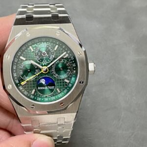 Audemars Piguet Royal Oak Perpetual Calendar 26606ST Green Dial Super Clone 41mm