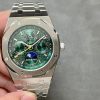 Audemars Piguet Royal Oak Perpetual Calendar 26606ST Green Dial Super Clone 41mm
