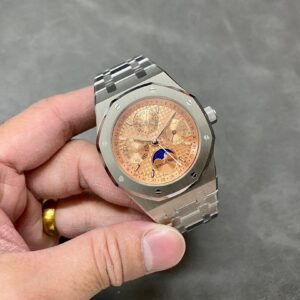 Audemars Piguet Royal Oak Perpetual Calendar 26615TI Salmon Dial Top Quality Replica 41mm