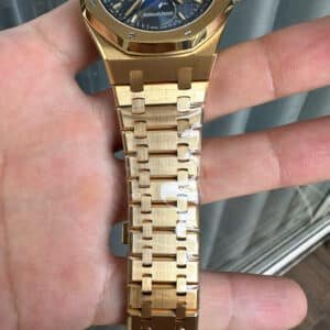 Audemars Piguet Royal Oak Perpetual Calendar 26574BA Blue Dial 18K Yellow Gold Wrapped Best Replica 41mm