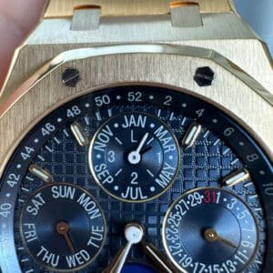 Audemars Piguet Royal Oak Perpetual Calendar 26574BA Blue Dial 18K Yellow Gold Wrapped Best Replica 41mm