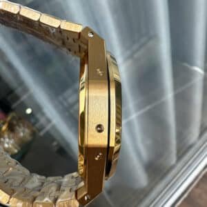 Audemars Piguet Royal Oak Perpetual Calendar 26574BA Blue Dial 18K Yellow Gold Wrapped Best Replica 41mm