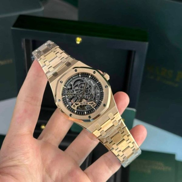 Audemars Piguet Royal Oak Skeleton 15407OR Best Replica APS 41mm