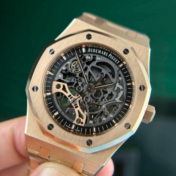 Audemars Piguet Royal Oak Skeleton 15407OR Best Replica APS 41mm