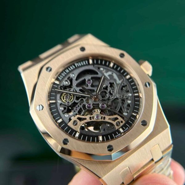 Audemars Piguet Royal Oak Skeleton 15407OR Best Replica APS 41mm