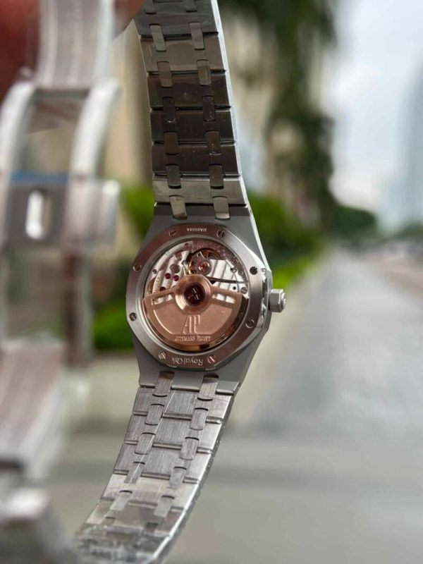 Audemars Piguet Royal Oak Lady White Dial Diamond Bezel Replica 34mm