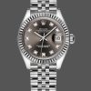 Rolex Datejust 279174 Stainless Steel Dark Grey Diamond Dial 28mm Lady Replica Watch