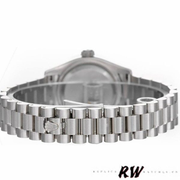 Rolex Datejust 279166 Pink Roman Numeral Dial Domed Bezel 28mm Lady Replica Watch