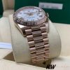 Rolex Day-Date 228235 White Roman Numeral Dial Fluted Bezel 40mm Mens Replica Watch