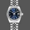 Rolex Datejust 179174 Blue Index Dial Fluted Bezel 26MM Lady Replica Watch
