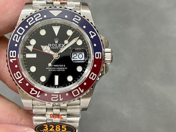 Rolex GMT-Master II 126710BLRO Stainless Steel Black Dial 40MM Mens Replica Watch