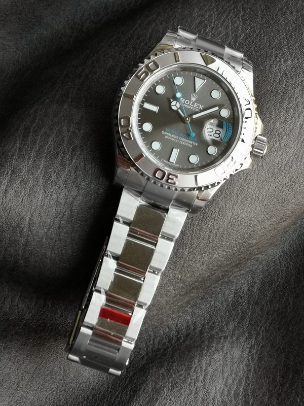 Rolex Yacht Master 126622 Platinum Bezel Dark Rhodium Grey Dial 40MM Mens Replica Watch