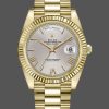 Rolex Day-Date 228238 Silver Roman Dial Fluted Bezel 40mm Mens Replica Watch
