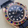 Rolex Yacht Master 116695 Black Rubber Strap Black Dial 40MM Mens Replica Watch