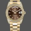 Rolex Day-Date 118388 Chocolate Brown Dial 36MM Unisex Replica Watch