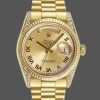 Rolex Day-Date 118338 Champagne Dial Roman Numerals 36mm Unisex Replica Watch