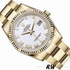 Rolex Day-Date 118238 White Roman numeral dial 36mm Unisex Replica Watch
