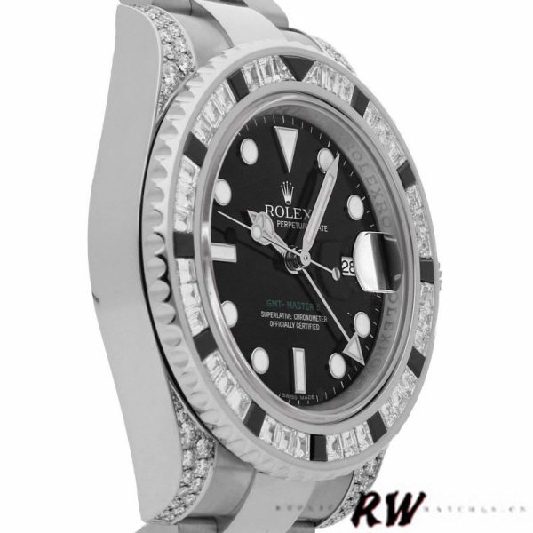 Rolex GMT Master II 116759SANR Black Dial 40mm Mens Replica Watch