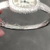Cartier Baignoire HPI01607 Mini Model Silver Dial Iced Out Moissanite Best Replica (Wrist Size 15, 16, 17cm)