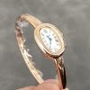 Cartier Baignoire de Cartier Rose Gold Silver Dial Mini Model Best Replica (Wrist Size 15, 16, 17cm)