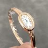 Cartier Baignoire de Cartier Rose Gold Silver Dial Mini Model Best Replica (Wrist Size 15, 16, 17cm)