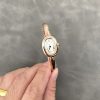 Cartier Baignoire de Cartier Rose Gold Silver Dial Mini Model Best Replica (Wrist Size 15, 16, 17cm)