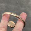 Cartier Baignoire de Cartier Rose Gold Silver Dial Mini Model Best Replica (Wrist Size 15, 16, 17cm)