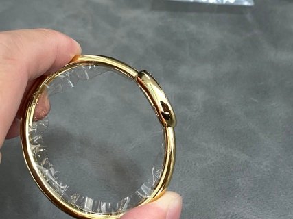 Cartier Baignoire de Cartier Yellow Gold Silver Dial Mini Model Best Replica (Wrist Size 15, 16, 17cm)