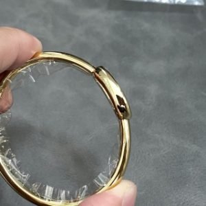 Cartier Baignoire de Cartier Yellow Gold Silver Dial Mini Model Best Replica (Wrist Size 15, 16, 17cm)