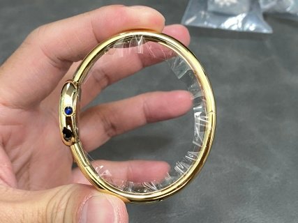 Cartier Baignoire de Cartier Yellow Gold Silver Dial Mini Model Best Replica (Wrist Size 15, 16, 17cm)