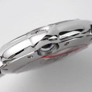 Cartier Ballon Bleu W6920085 White Dial Leather Quartz Movement Best Replica AF 33mm